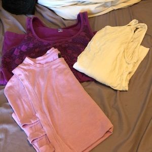 Lot of athletic tanks